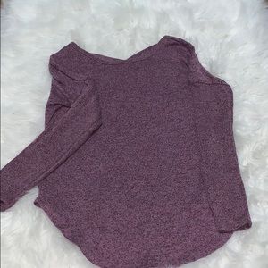 Purple long sleeve shirt!
